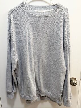 Aerie getaway waffle sweatshirt